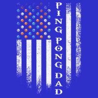 Vintage Usa American Flag Ping Pong Table Tennis Dad Funny Funny Gift Toddler T-Shirt