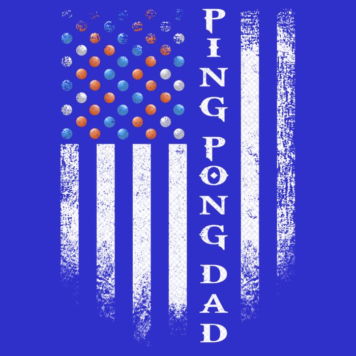Vintage Usa American Flag Ping Pong Table Tennis Dad Funny Funny Gift Toddler T-Shirt