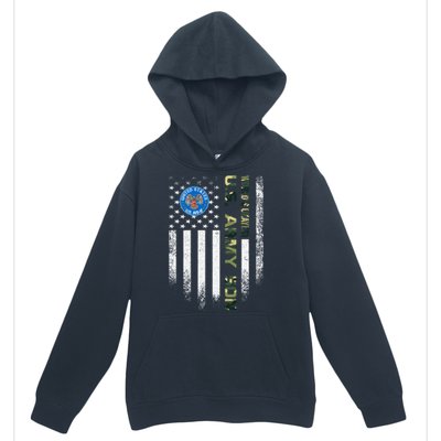 Vintage Usa American Flag Worlds Okayest Army Veteran Son Cute Gift Urban Pullover Hoodie