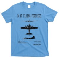 Vintage Usa Bgift17 Bomber Ww2 Warplane Bgift17 Flying Fortress Cool Gift T-Shirt