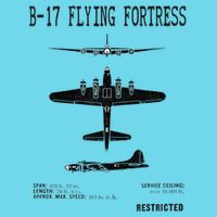 Vintage Usa Bgift17 Bomber Ww2 Warplane Bgift17 Flying Fortress Cool Gift T-Shirt