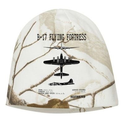 Vintage Usa Bgift17 Bomber Ww2 Warplane Bgift17 Flying Fortress Cool Gift Kati - Camo Knit Beanie