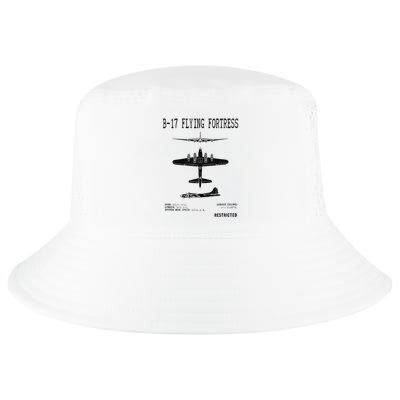 Vintage Usa Bgift17 Bomber Ww2 Warplane Bgift17 Flying Fortress Cool Gift Cool Comfort Performance Bucket Hat