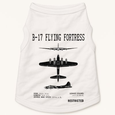 Vintage Usa Bgift17 Bomber Ww2 Warplane Bgift17 Flying Fortress Cool Gift Doggie Tank