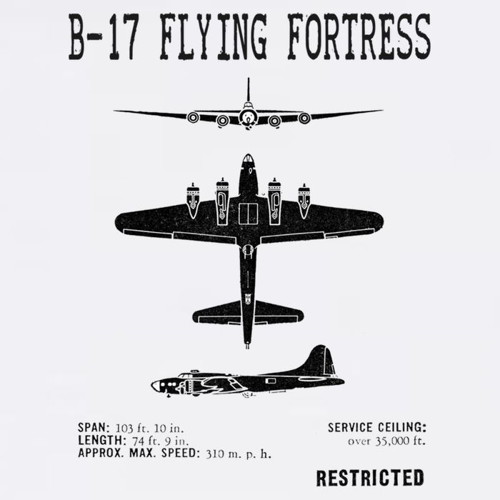 Vintage Usa Bgift17 Bomber Ww2 Warplane Bgift17 Flying Fortress Cool Gift Toddler T-Shirt