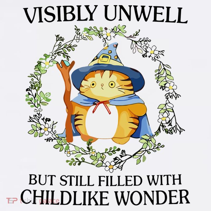 Visibly Unwell But Still Filled With Childlike Wonder High Crown Mesh Back Trucker Hat