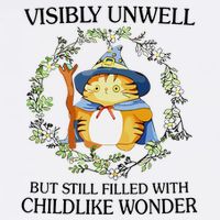 Visibly Unwell But Still Filled With Childlike Wonder Trucker Hat