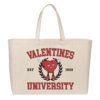 Valentines University Couple Gift Cotton Canvas Jumbo Tote