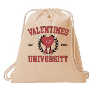 Valentines University Couple Gift Drawstring Bag