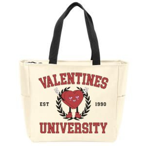 Valentines University Couple Gift Zip Tote Bag