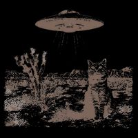 Vintage Ufo Cowboy Cats Western Cowboy Vintage 90s Toddler T-Shirt