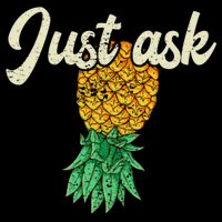 Vintage Upside Down Pineapple Just Ask Subtle Swinger Meaningful Gift Mug