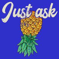 Vintage Upside Down Pineapple Just Ask Subtle Swinger Meaningful Gift Visor