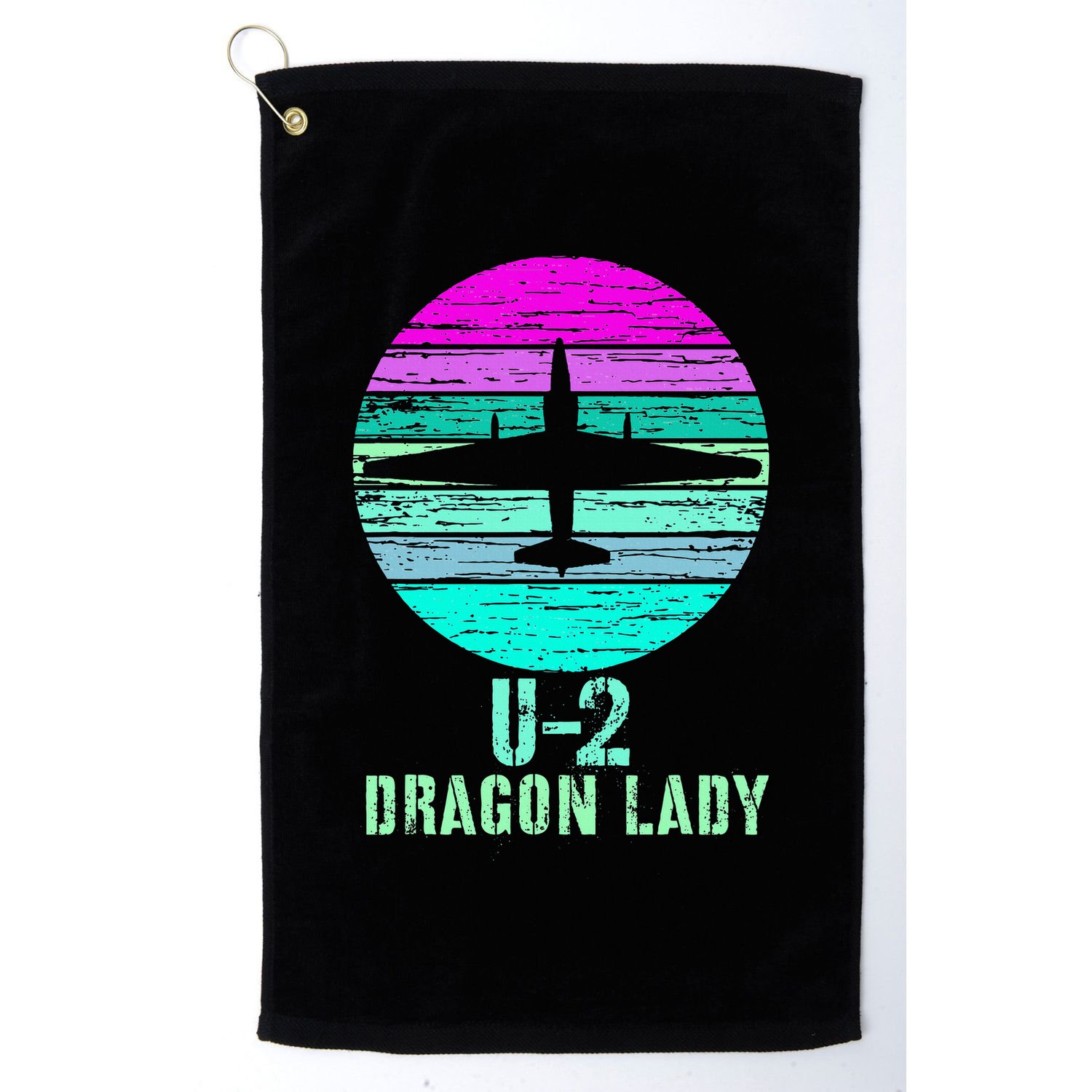 Vintage U.2 Dragon Lady Spy Plane Military Golf Towel