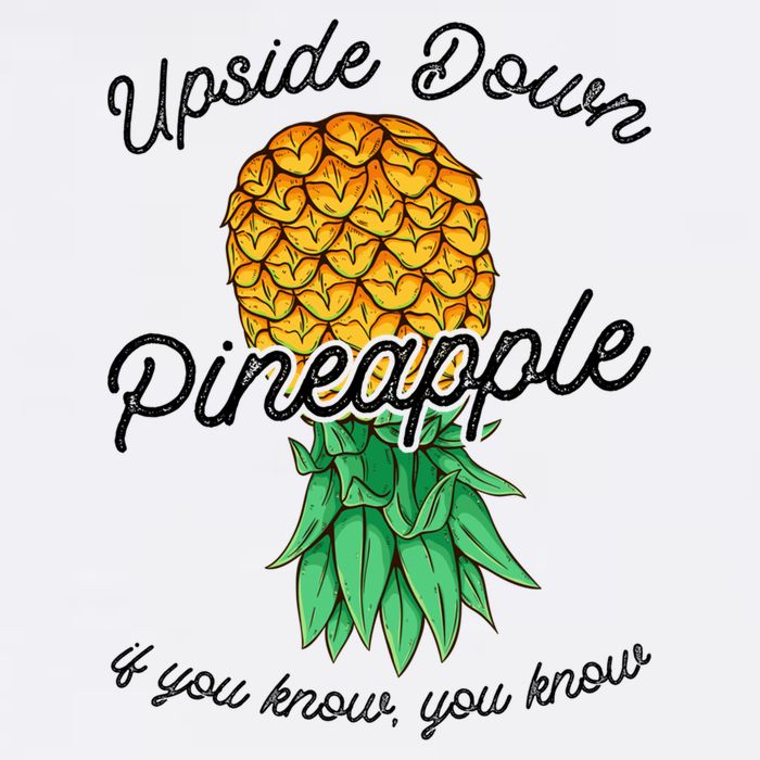 Vintage Upside Down Pineapple Subtle Swinger Cool Gift Bucket Hat