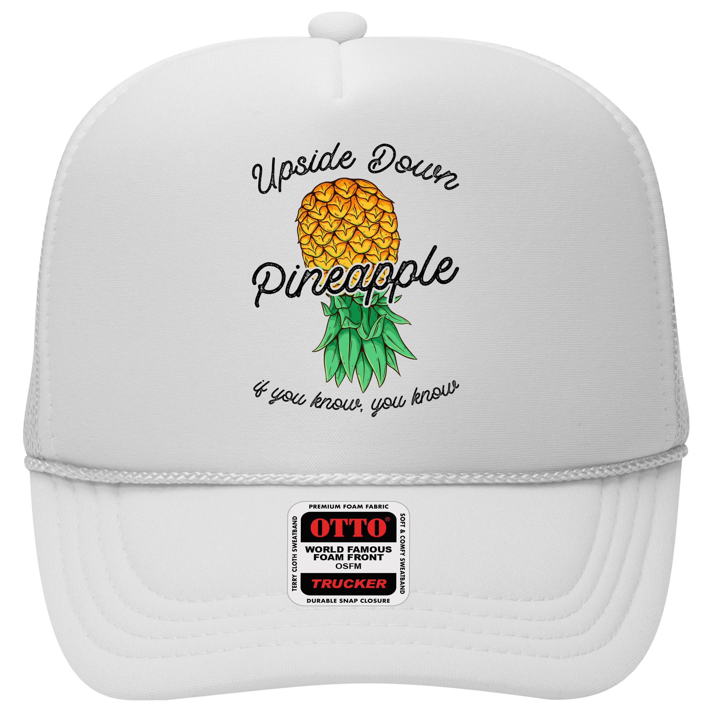 Vintage Upside Down Pineapple Subtle Swinger Cool Gift Hat