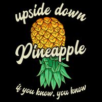Vintage Upside Down Pineapple Subtle Swinger Gift Backpack