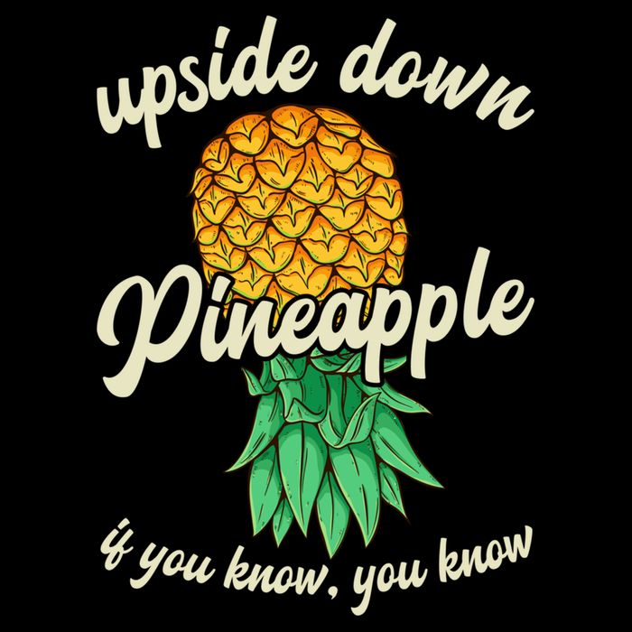 Vintage Upside Down Pineapple Subtle Swinger Gift Backpack