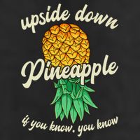 Vintage Upside Down Pineapple Subtle Swinger Gift Beanie