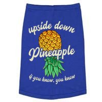 Vintage Upside Down Pineapple Subtle Swinger Gift Doggie Tank