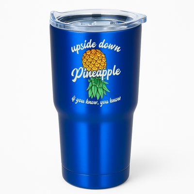 Vintage Upside Down Pineapple Subtle Swinger Gift Tumbler