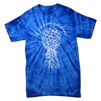 Vintage Upside Down Pineapple Subtle Swinger Gift Tie-Dye T-Shirt