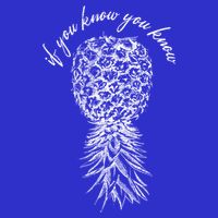 Vintage Upside Down Pineapple Subtle Swinger Gift Kids T-Shirt