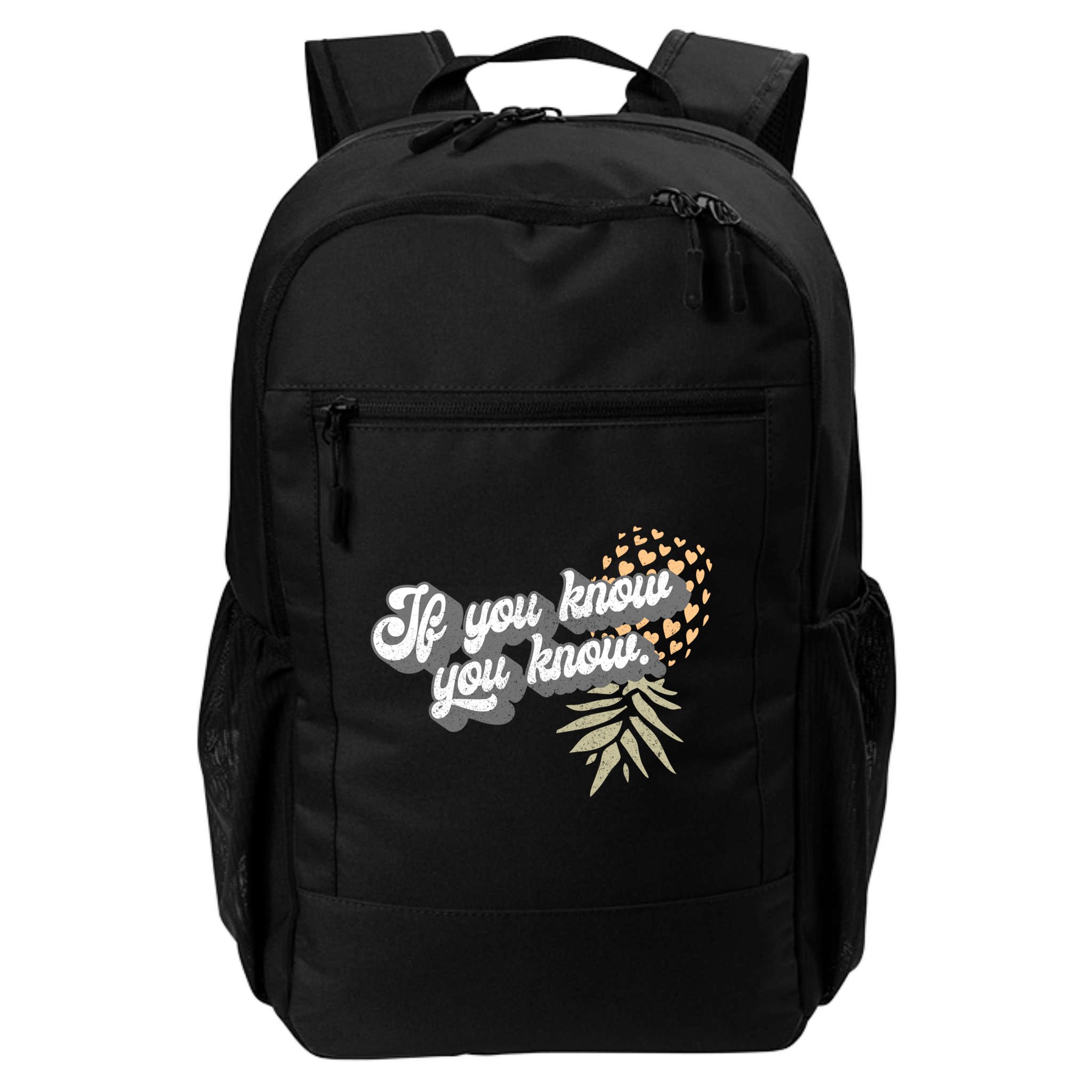 Vintage Upside Down Pineapple Subtle Swinger Cool Gift Backpack