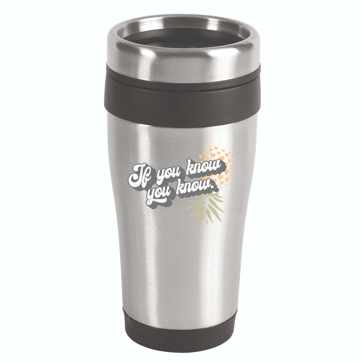 Vintage Upside Down Pineapple Subtle Swinger Cool Gift 16oz Travel Tumbler