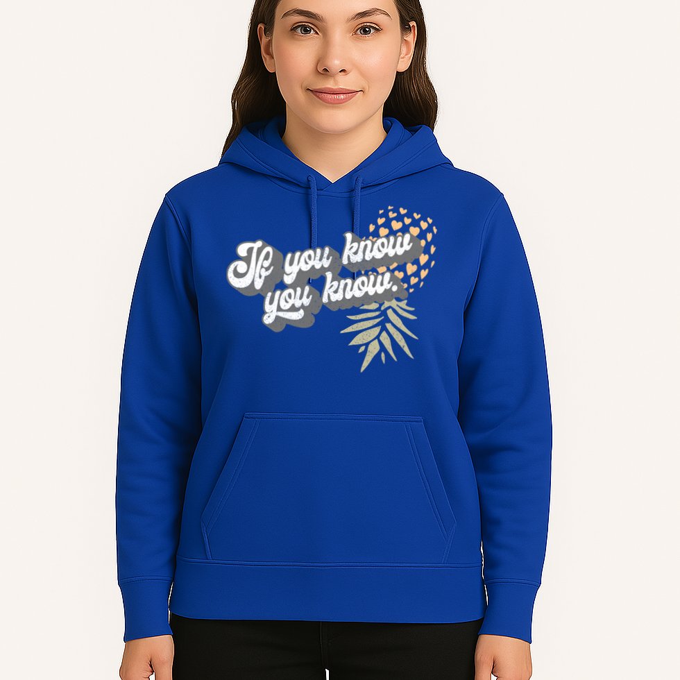 Vintage Upside Down Pineapple Subtle Swinger Cool Gift Hoodie