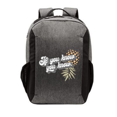 Vintage Upside Down Pineapple Subtle Swinger Cool Gift Vector Backpack