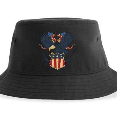 Veteran USA Eagle Sustainable Bucket Hat