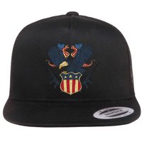 Veteran USA Eagle Flat Bill Trucker Hat
