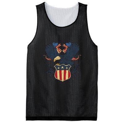 Veteran USA Eagle Mesh Reversible Basketball Jersey Tank