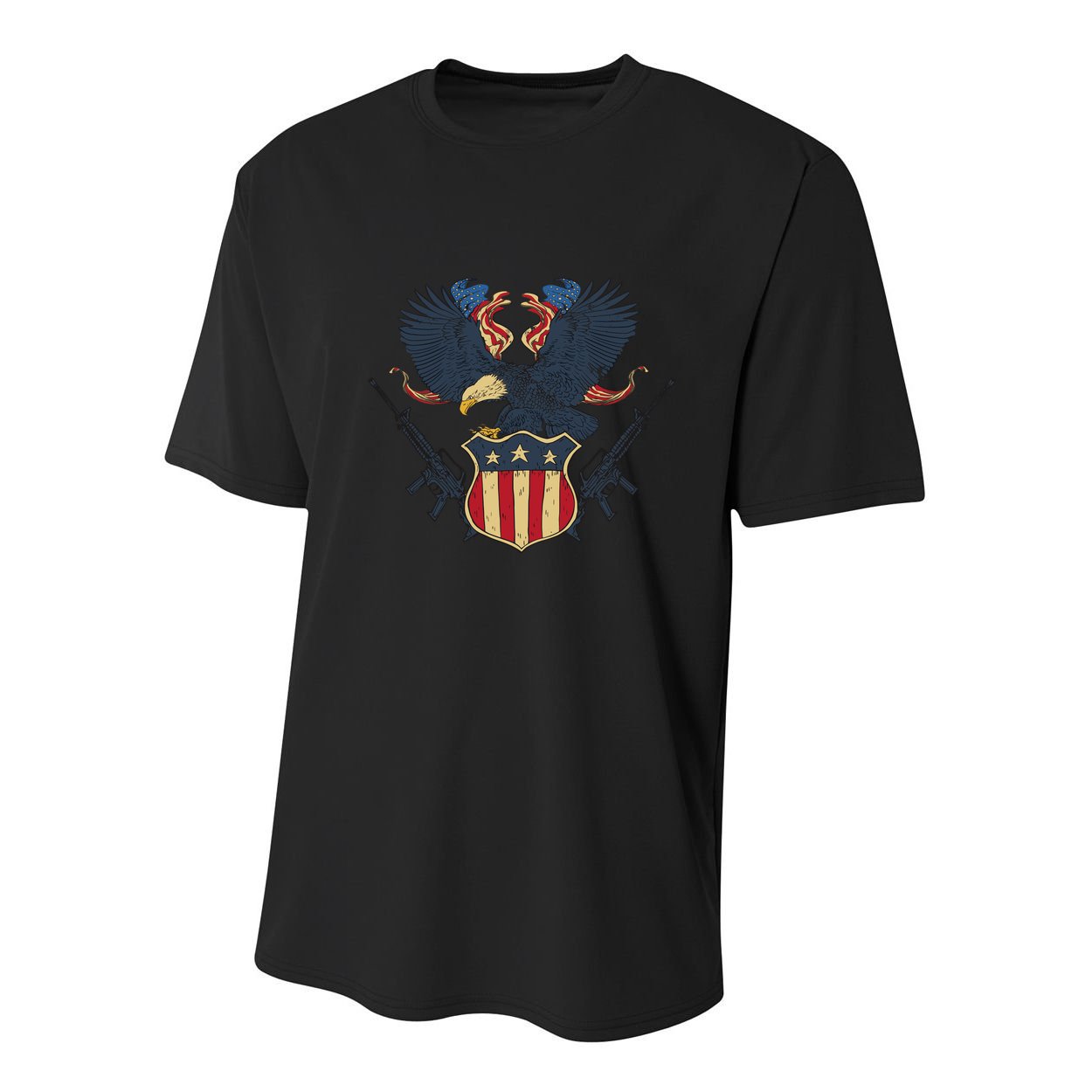 Veteran USA Eagle Youth Performance Sprint T-Shirt