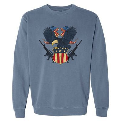 Veteran USA Eagle Garment-Dyed Sweatshirt