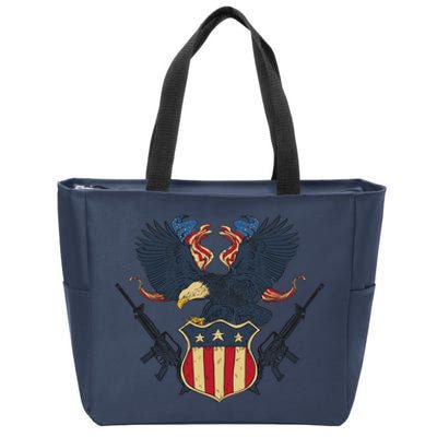 Veteran USA Eagle Zip Tote Bag