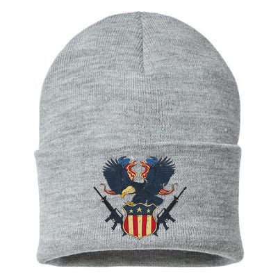 Veteran USA Eagle Sustainable Knit Beanie