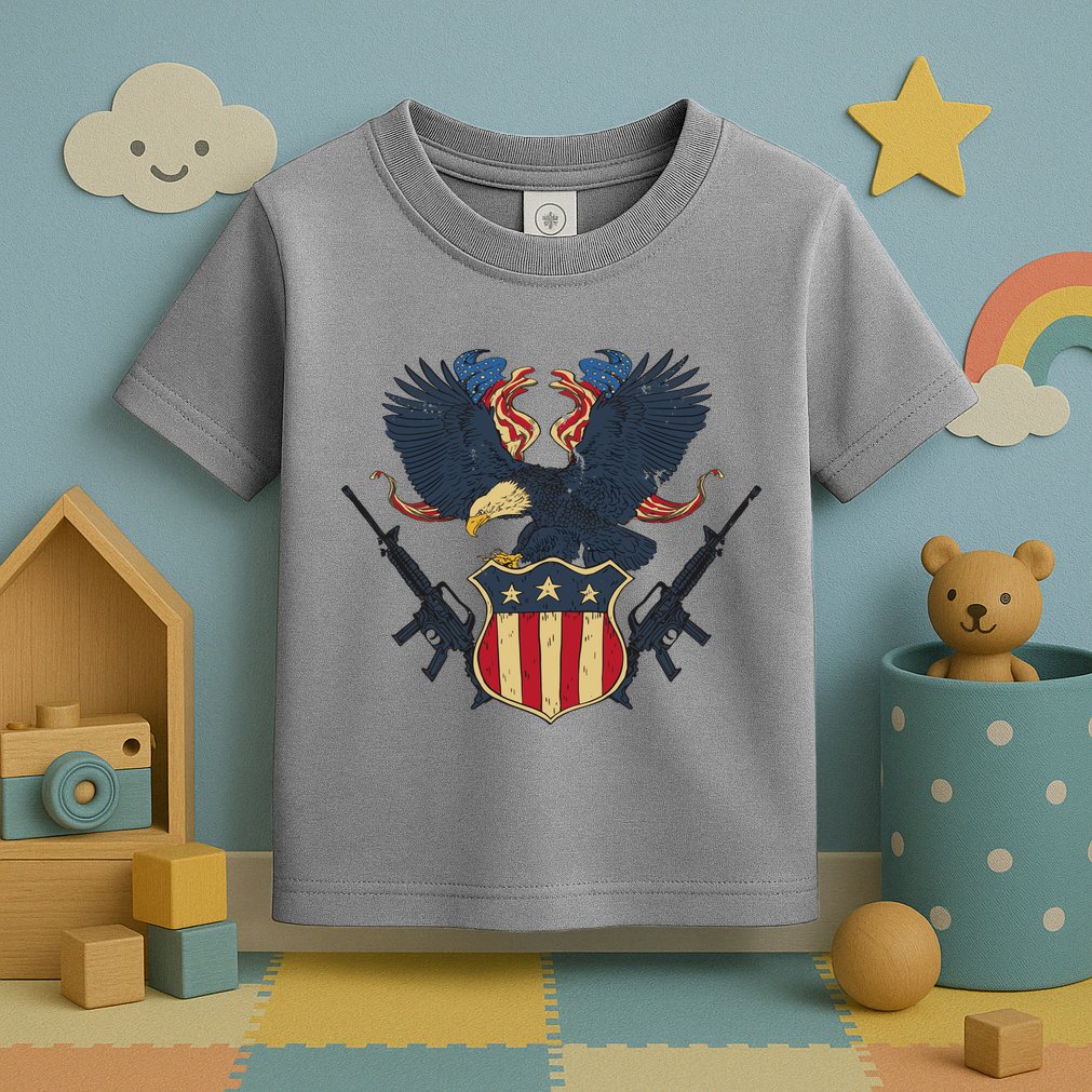Veteran USA Eagle Toddler T-Shirt