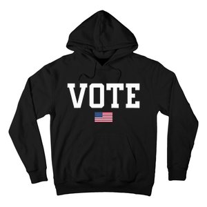 Vote Usa Election Patriotic American Flag Voting Hoodie