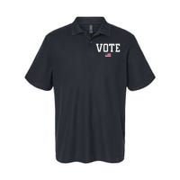 Vote Usa Election Patriotic American Flag Voting Softstyle Adult Sport Polo