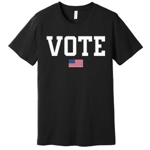 Vote Usa Election Patriotic American Flag Voting Premium T-Shirt