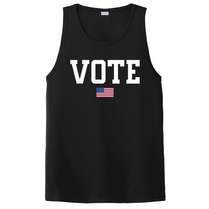 Vote Usa Election Patriotic American Flag Voting PosiCharge Competitor Tank