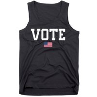 Vote Usa Election Patriotic American Flag Voting Tank Top