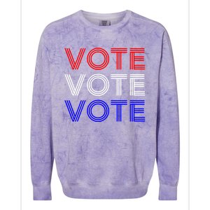 Vote Usa Election Cute Gift Colorblast Crewneck Sweatshirt