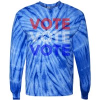 Vote Usa Election Cute Gift Tie-Dye Long Sleeve Shirt