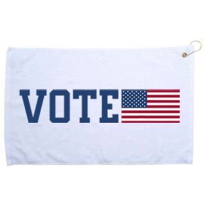 Vote Usa Election Patriotic American Flag Voting Grommeted Golf Towel