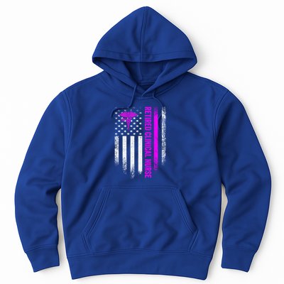 Vintage Usa Flag Proud Retired Clinical Nurse Retiret Gift Hoodie