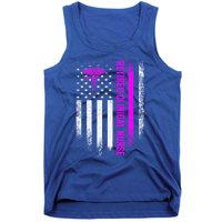 Vintage Usa Flag Proud Retired Clinical Nurse Retiret Gift Tank Top