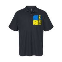 Vintage Ukrainian Flag Ukraine Pride Roots Heritage Gift Softstyle Adult Sport Polo